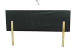 Load image into Gallery viewer, 12 Cubed Padded Headboard in Plush Velvet with Diamante Button
