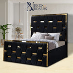 Load image into Gallery viewer, 2025 Golden Pyramid Bed with Optional Ottoman Storage
