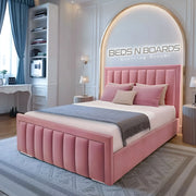 2025 Blossom Luxury Bed – Panel Design with Optional Storage