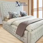 Load image into Gallery viewer, Beaded Sheraton Bed Only Furniture
