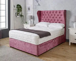 Load image into Gallery viewer, Chesterfield WingBack Ottoman Divan Bed
