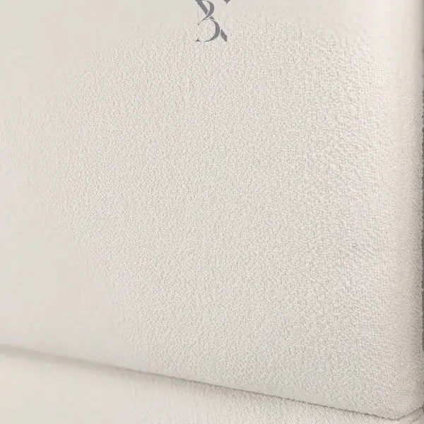 Cloud Boucle Headboard Panel - Double Width Upholstered 90cm Wall Mount - BedsnBoards