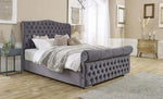 Load image into Gallery viewer, Colorado Sleigh upholstered Bed Only Furniture
