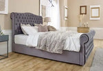 Load image into Gallery viewer, Colorado Sleigh upholstered Bed Only Furniture
