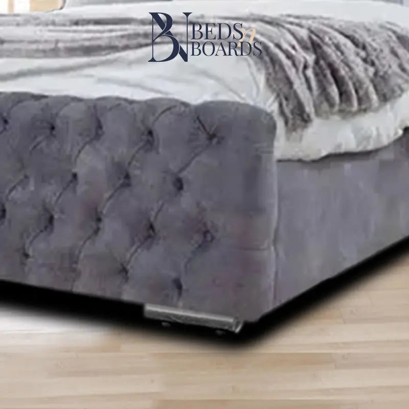 Country Stylish Luxury Bed Only Furniture