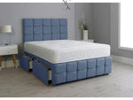 Load image into Gallery viewer, Alistair Cubed Thick Padded Divan Bed Set
