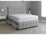 Load image into Gallery viewer, Alistair Cubed Thick Padded Divan Bed Set
