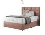 Load image into Gallery viewer, Alistair Cubed Thick Padded Divan Bed Set
