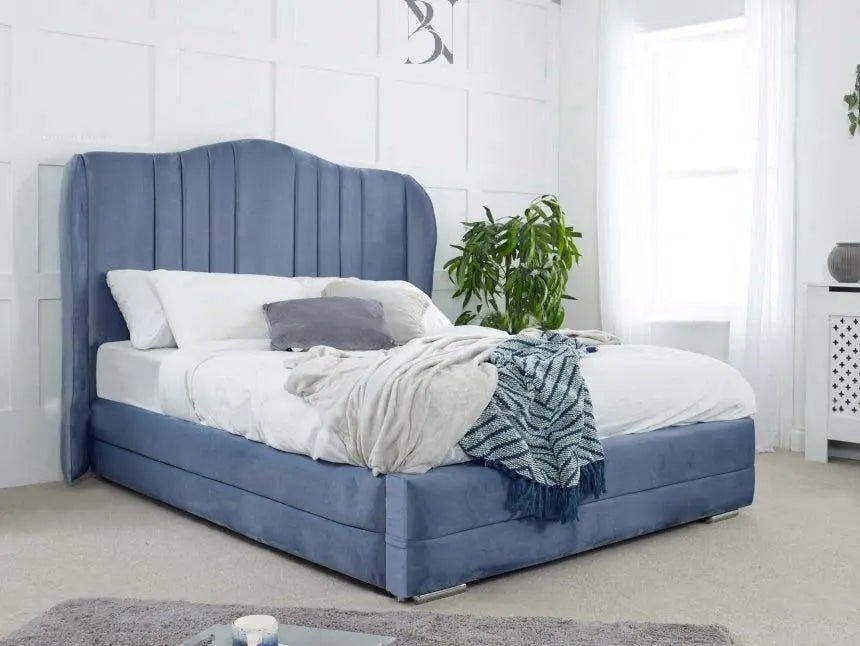 Luxury Designer Bed – Stylish Upholstered Frame for Modern Bedrooms - BedsnBoards