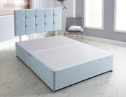 Divan Bed Base With Cube - BedsnBoards