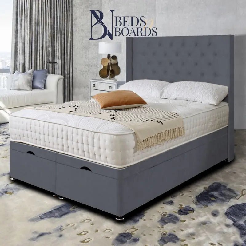 Emily Wing Ottoman Divan Bed BedsnBoards