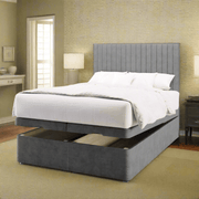 Milano Panel Ottoman Divan Bed - BedsnBoards