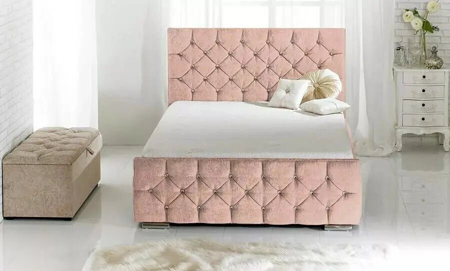 2025 Florida Luxury Bed – Tufted Frame with Optional Storage - BedsnBoards