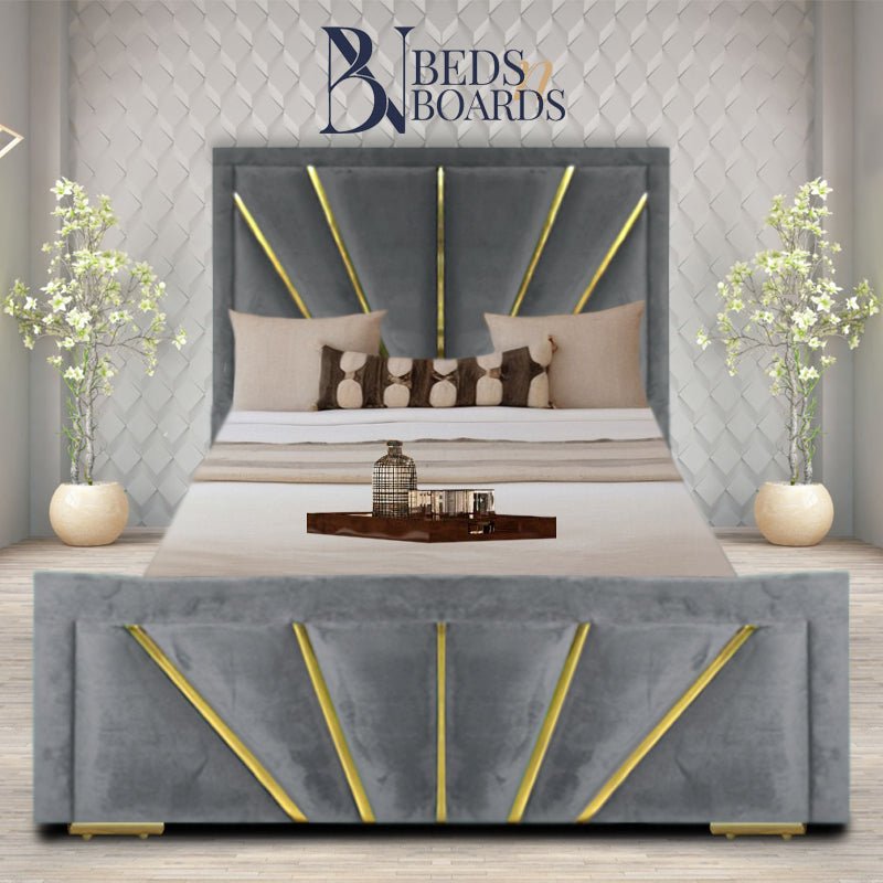 2025 Sunrise Luxury Bed – Radiant Panel Design - BedsnBoards
