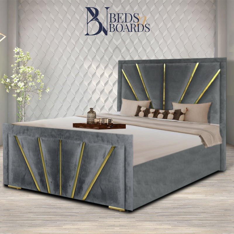 2025 Sunrise Luxury Bed – Radiant Panel Design - BedsnBoards