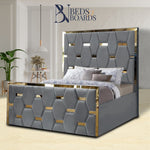 Load image into Gallery viewer, 2025 Golden Pyramid Bed with Optional Ottoman Storage
