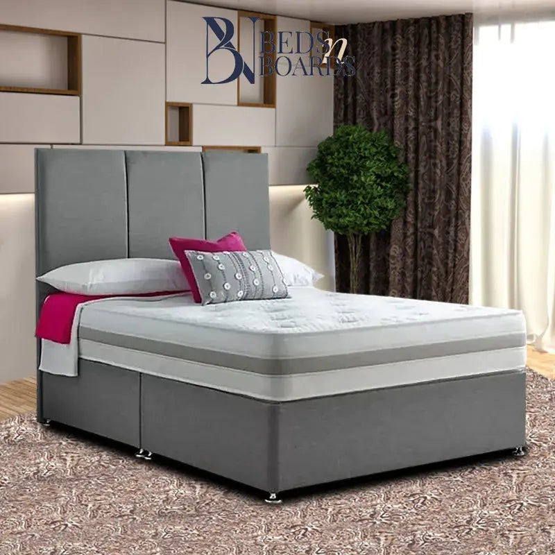 Gel Bonnell Divan Bed Only Furniture