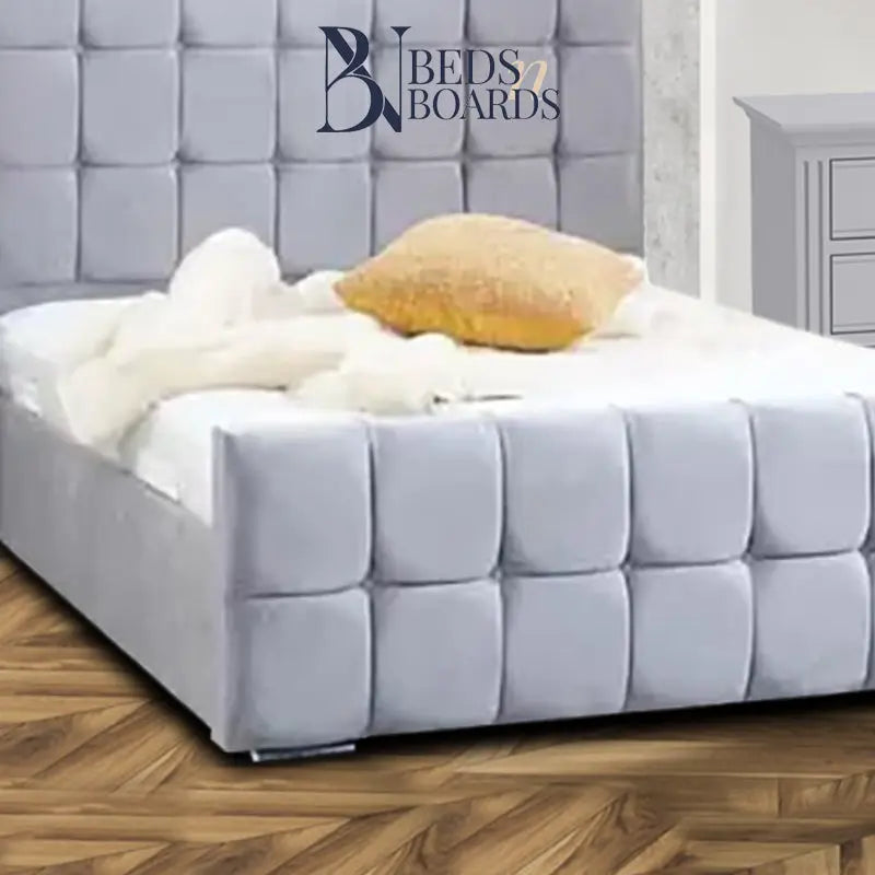 Geneva Stylish Cube Bed Only Furniture