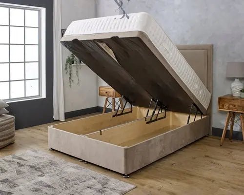 Hannah Bumper Ottoman Divan Bed - BedsnBoards