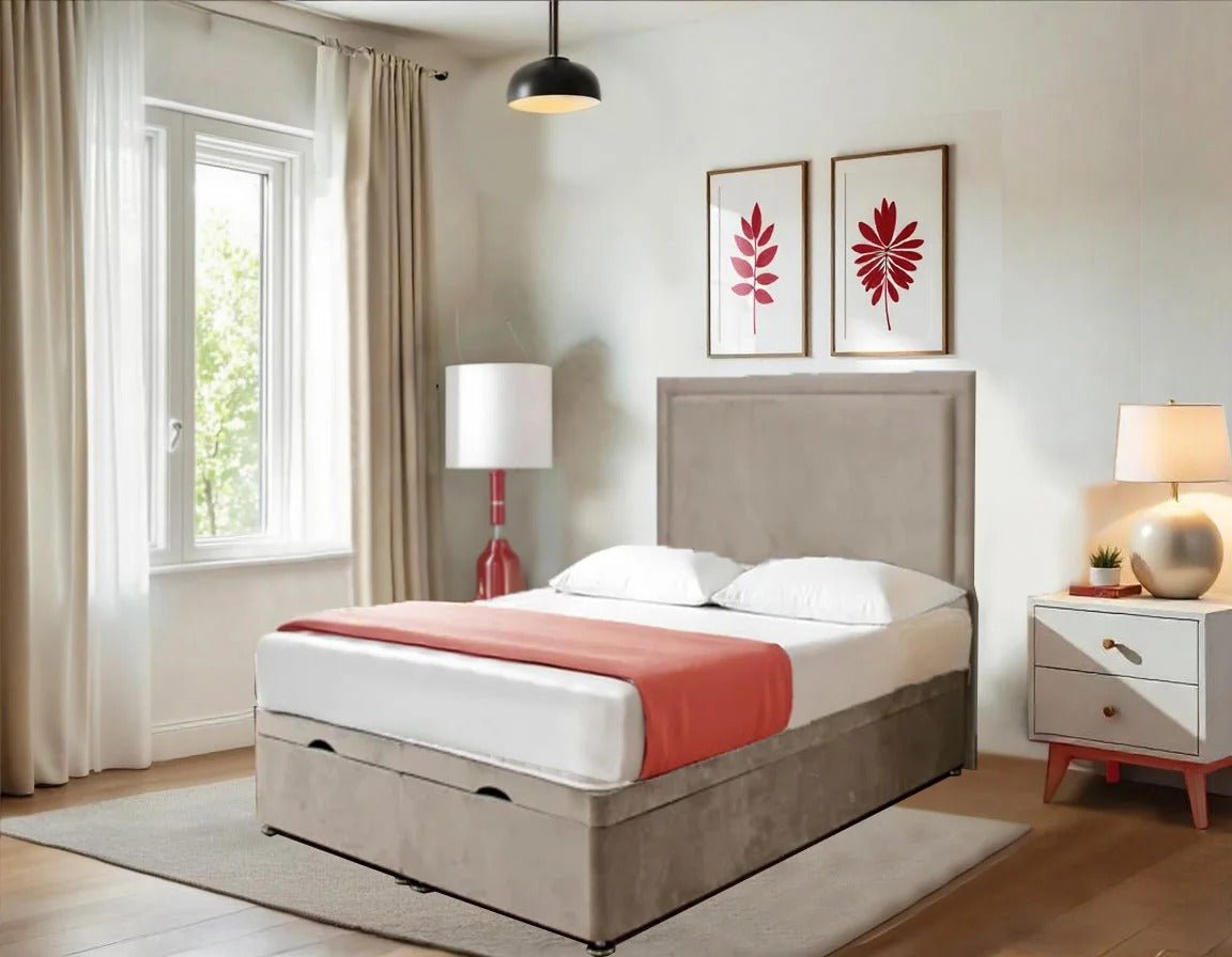 Hannah Bumper Ottoman Divan Bed - BedsnBoards