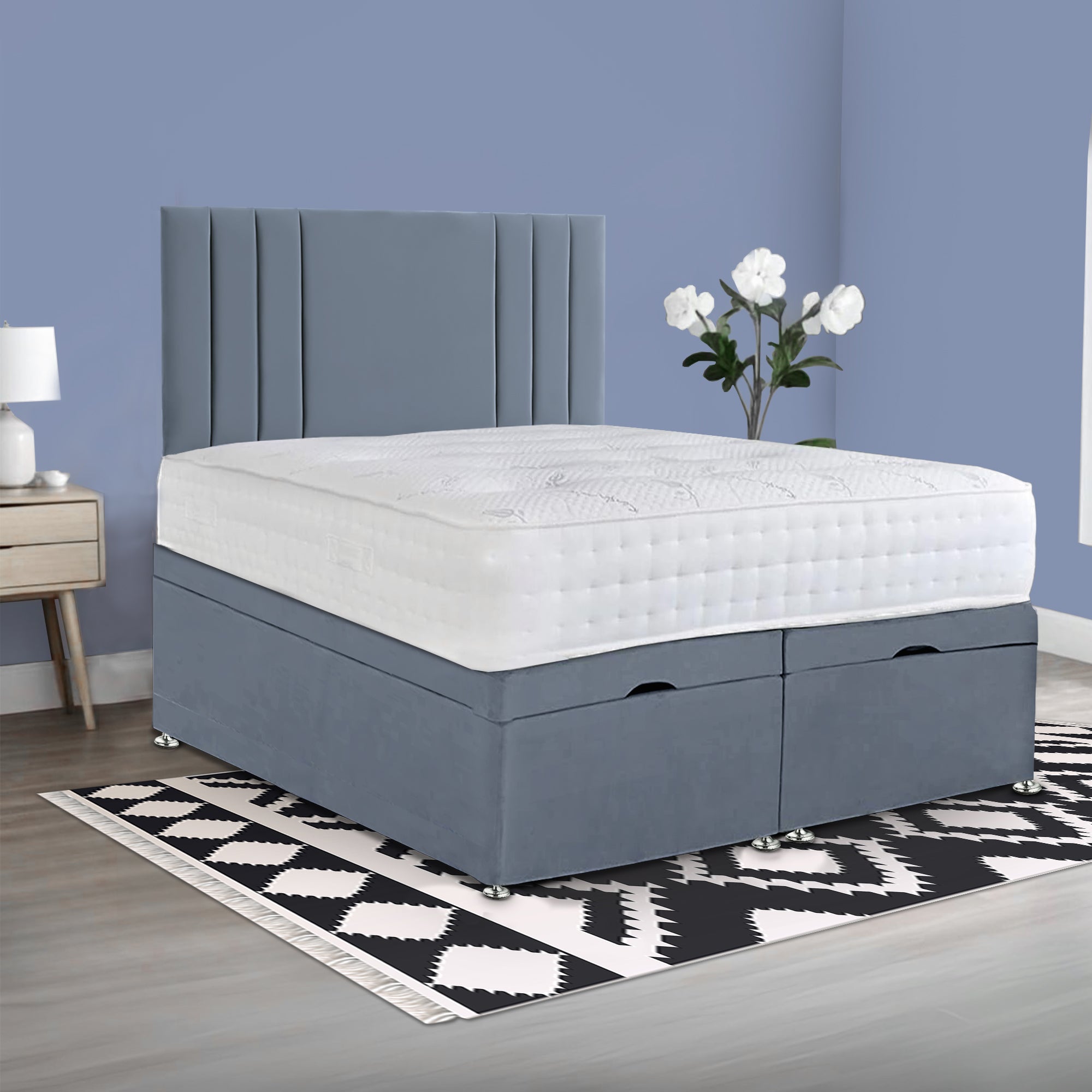 Havannah Ottoman Divan Bed - BedsnBoards