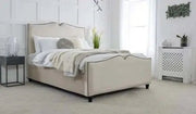 Knox Velvet-Finish Bed Frame - BedsnBoards
