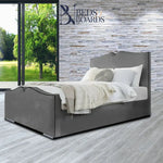 Load image into Gallery viewer, Knox Velvet-Finish Bed Frame Only Furniture
