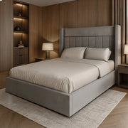 Langham Wingback Luxury Upholstered Bed
