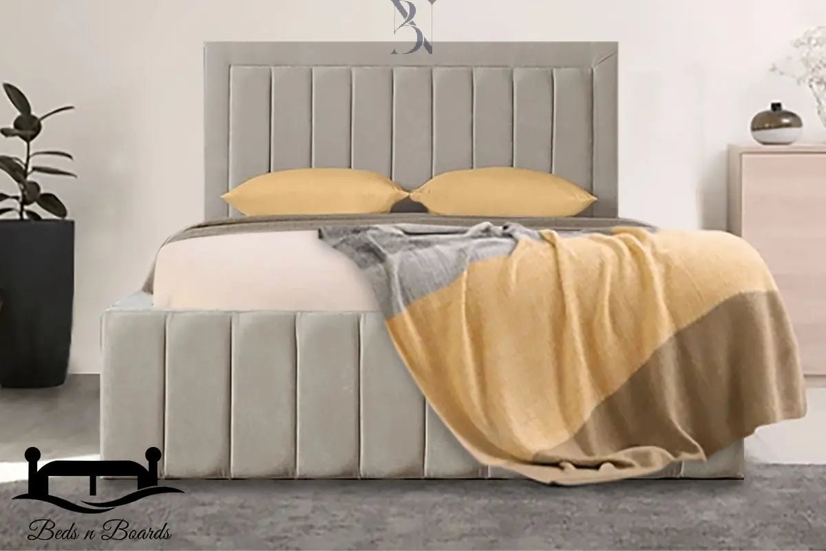 Luxury Stewart Deluxe Upholstered Bed - BedsnBoards