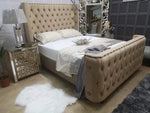 Load image into Gallery viewer, Marilyn Wingback Upholstered Bed
