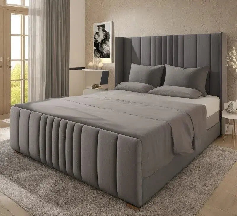 New Manhattan Wingback Panel Upholstered Bed