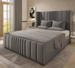 Load image into Gallery viewer, New Manhattan Wingback Panel Upholstered Bed
