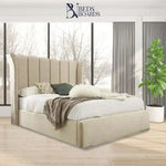 Load image into Gallery viewer, Nixon Wingback Upholstered Bed Frame Only Furniture
