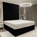 Load image into Gallery viewer, Noir Black Velvet Ottoman Divan Bed Base
