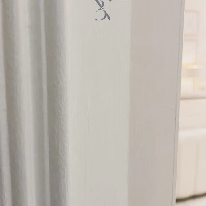 Nori Boucle Luxury Bed – Cream Panelled Headboard | Ottoman Storage - BedsnBoards