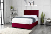 Olly Panelled Liner Divan Bed Set - BedsnBoards