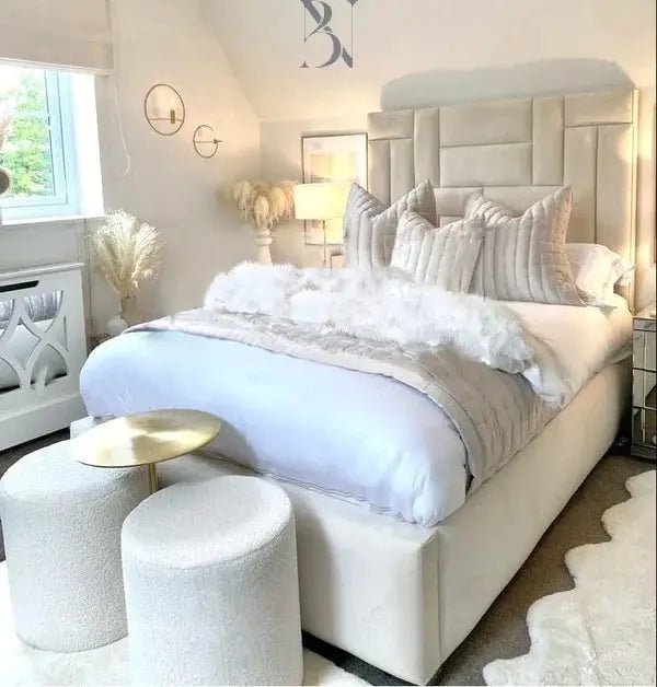 Oslo Upholstered Bed Frame - BedsnBoards