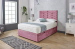 Load image into Gallery viewer, Rose Ottoman Divan Upholstered Thick Padded Bed
