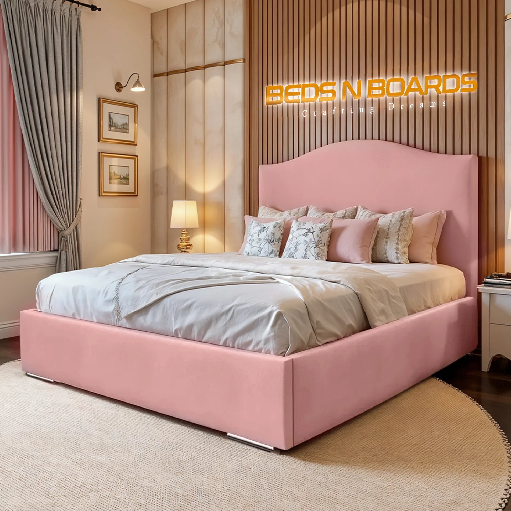 Rosebelle Curve Luxury Bed