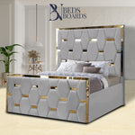 Load image into Gallery viewer, 2025 Golden Pyramid Bed with Optional Ottoman Storage
