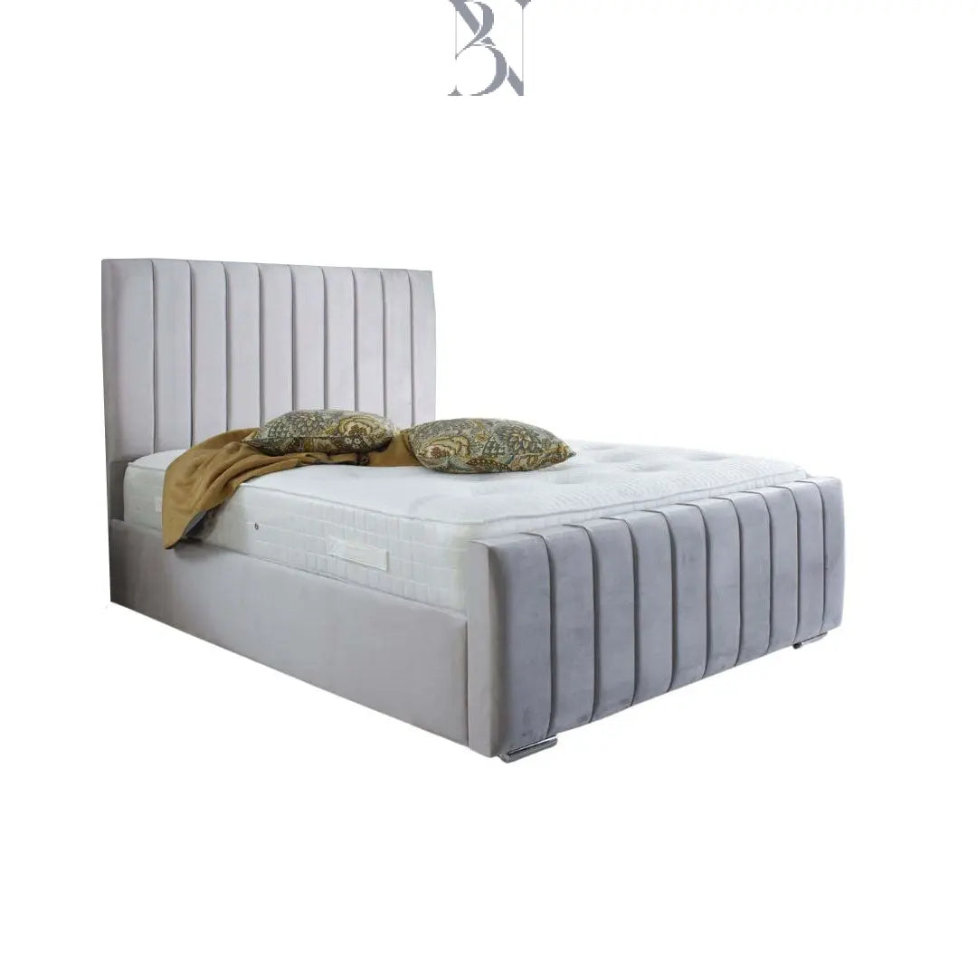 Yorkshire Panelled Upholstered Bed