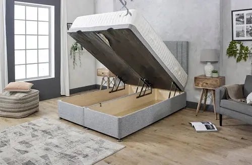 Savannah Liner Ottoman Divan Bed - BedsnBoards