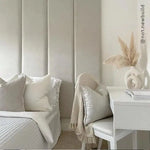 Load image into Gallery viewer, Smoke Grey Velvet Individual Upholstered Headboard Panel - 45cm
