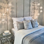 Load image into Gallery viewer, Smoke Grey Velvet Individual Upholstered Headboard Panel - 45cm
