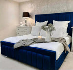 Load image into Gallery viewer, Stylish New Elegant Milano Upholstered Bed
