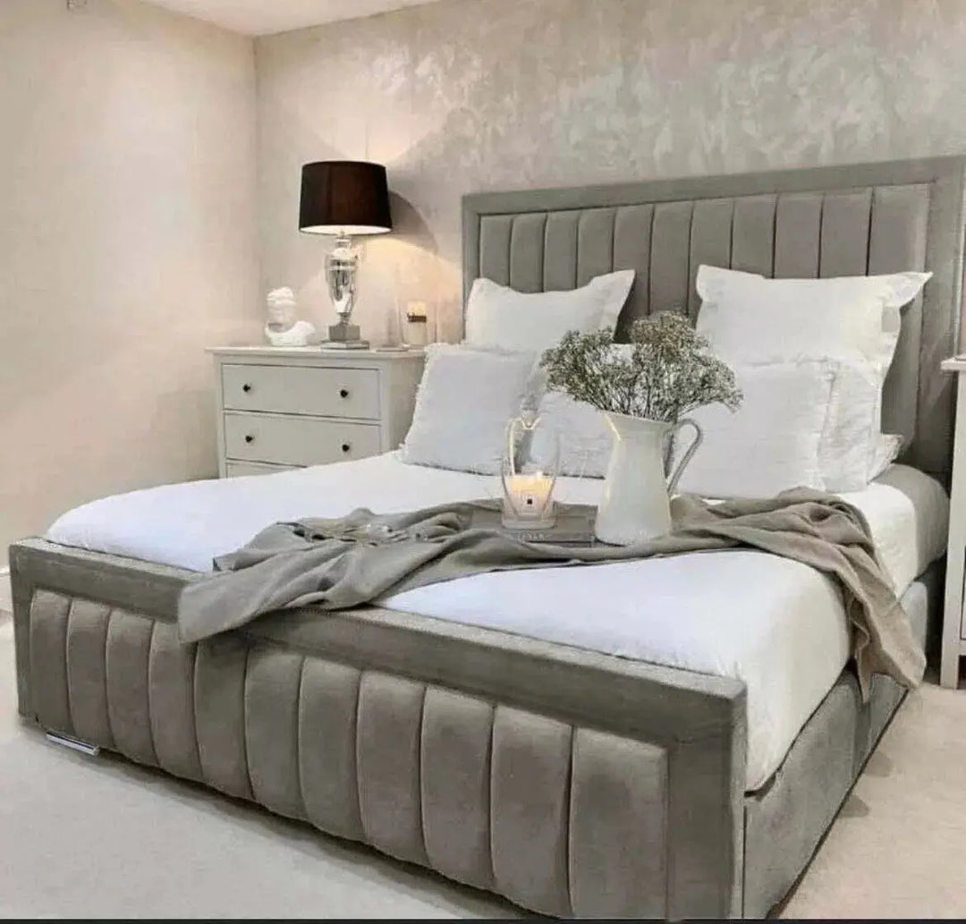 Stylish New Elegant Milano Upholstered Bed