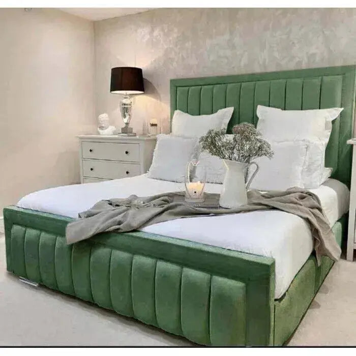 Stylish New Elegant Milano Upholstered Bed