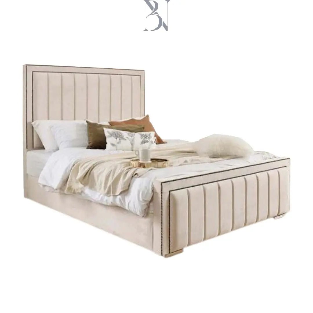 Stylish Bumper Panelled Bed - BedsnBoards