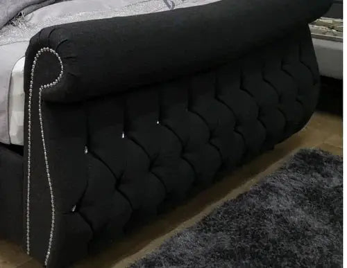 Swan Design Curved Bed