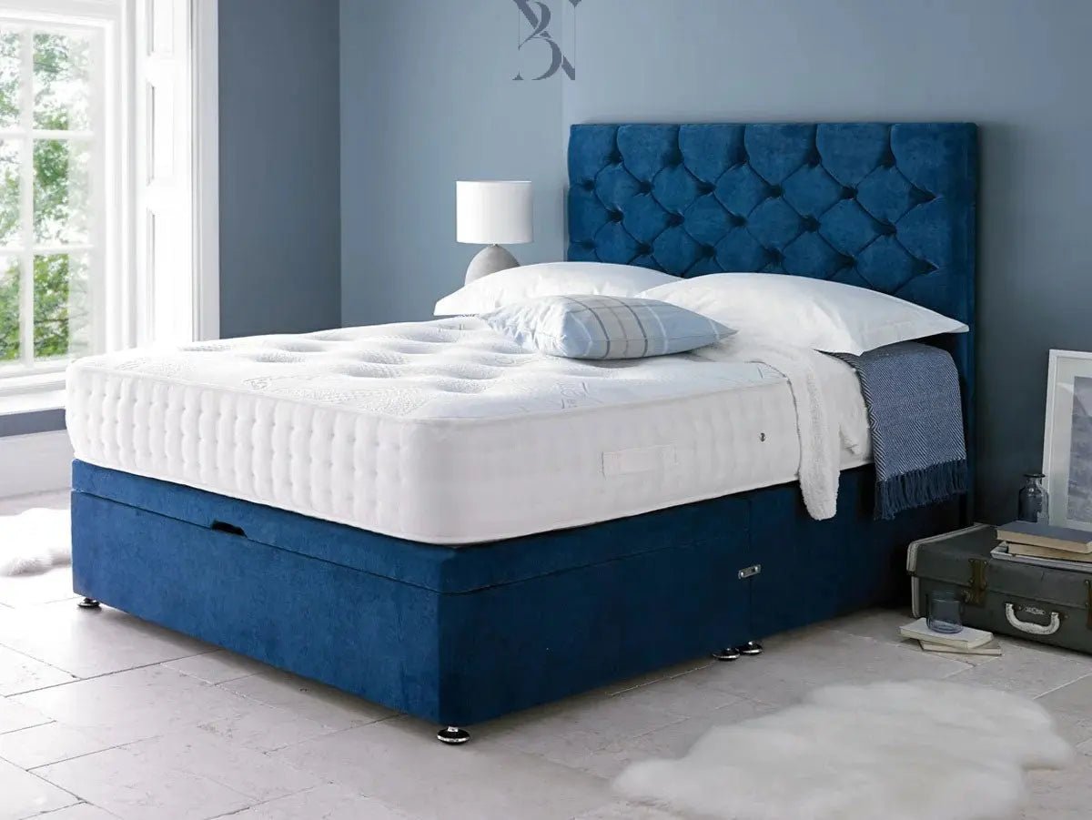 Tuscany Thick Padded Divan Bed - BedsnBoards